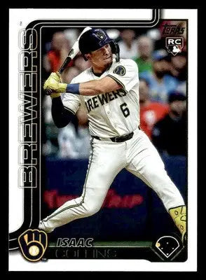 2025 Topps #657 Isaac Collins - Baseball Card Single