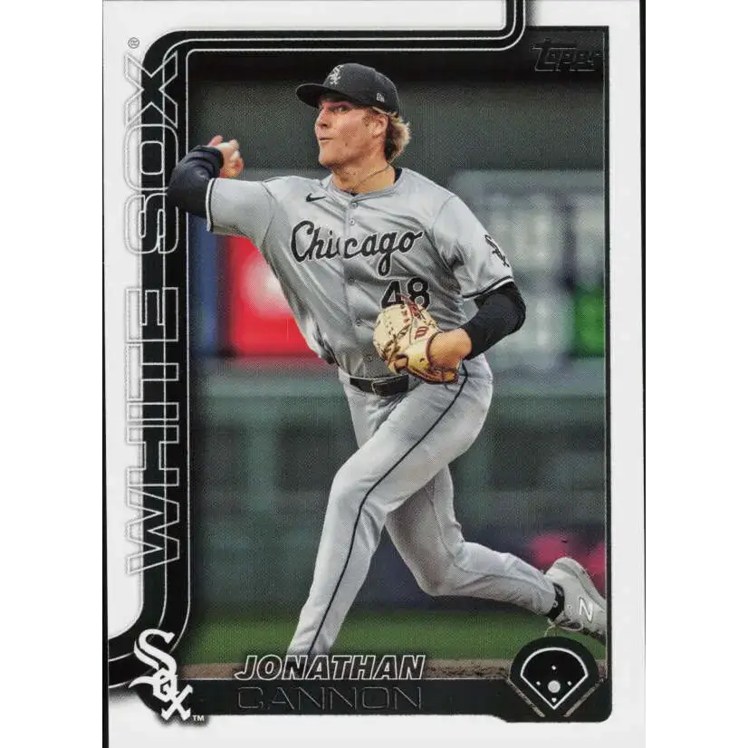 2025 Topps #660 Jonathan Cannon NM-MT Chicago White Sox Baseball Card - Baseball Card Single