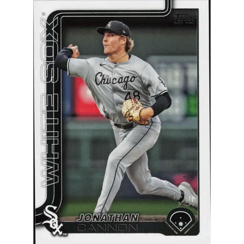 2025 Topps #660 Jonathan Cannon NM-MT Chicago White Sox Baseball Card - Baseball Card Single