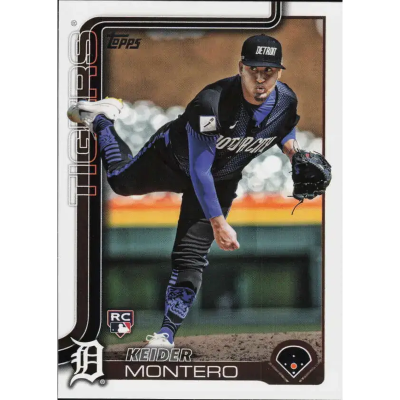 2025 Topps #665 Keider Montero NM-MT RC Rookie Detroit Tigers Baseball Card - Baseball Card Single