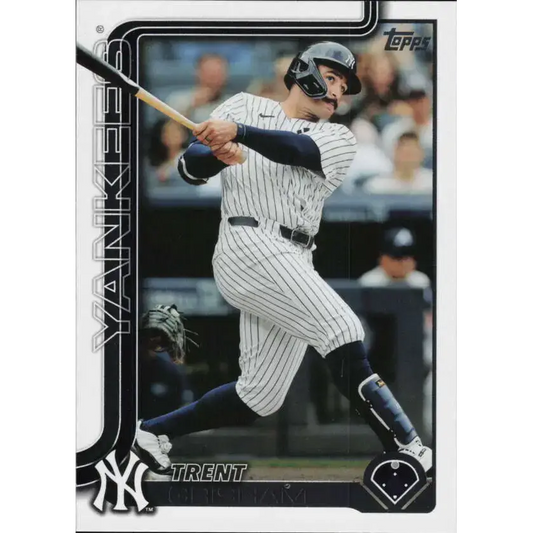 2025 Topps #666 Trent Grisham NM-MT New York Yankees Baseball Card - Baseball Card Single