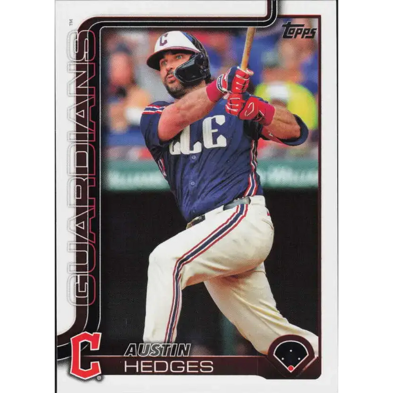 2025 Topps #667 Austin Hedges NM-MT Cleveland Guardians Baseball Card - Baseball Card Single