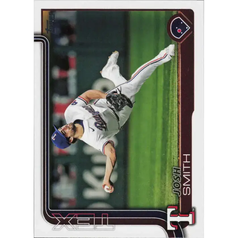 2025 Topps #668 Josh Smith NM-MT Texas Rangers Baseball Card - Baseball Card Single