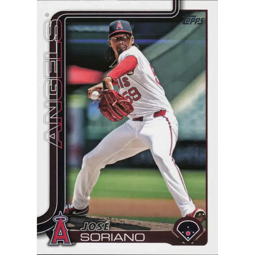 2025 Topps #669 Jose Soriano NM-MT Los Angeles Angels Baseball Card - Baseball Card Single