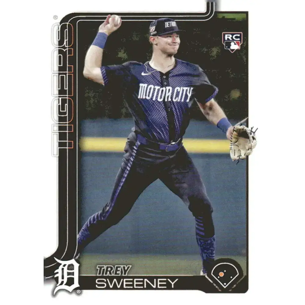2025 Topps #67 Trey Sweeney NM-MT RC Rookie Detroit Tigers Baseball Card - Baseball Card Single