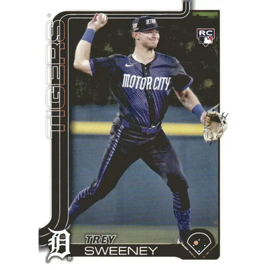 2025 Topps #67 Trey Sweeney NM-MT RC Rookie Detroit Tigers Baseball Card