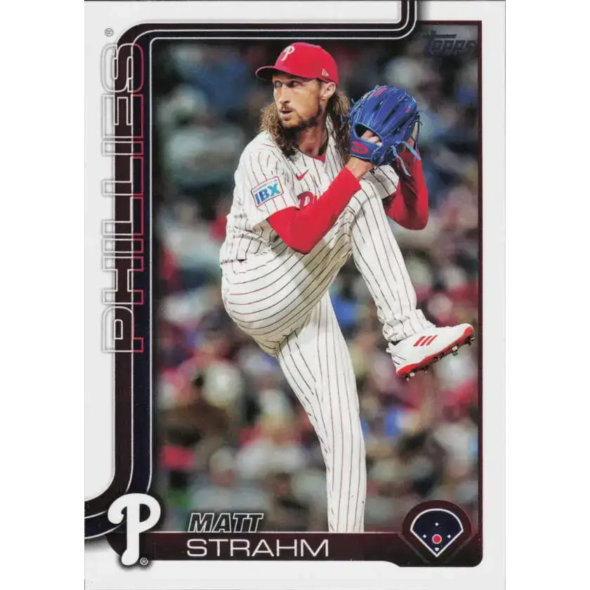 2025 Topps #672 Matt Strahm NM-MT Philadelphia Phillies Baseball Card - Baseball Card Single