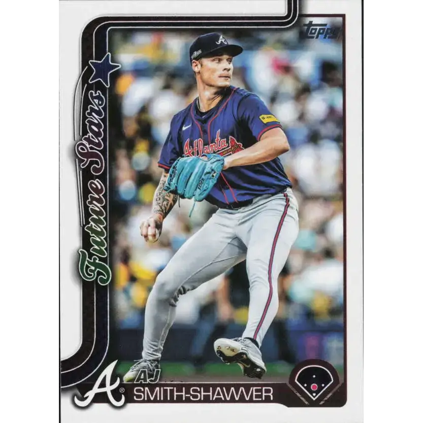 2025 Topps #674 AJ Smith-Shawver NM-MT Atlanta Braves Baseball Card - Baseball Card Single