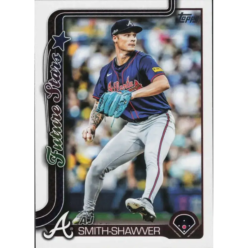 2025 Topps #674 AJ Smith-Shawver NM-MT Atlanta Braves Baseball Card - Baseball Card Single