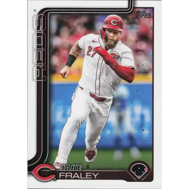 2025 Topps #675 Jake Fraley NM-MT Cincinnati Reds Baseball Card - Baseball Card Single