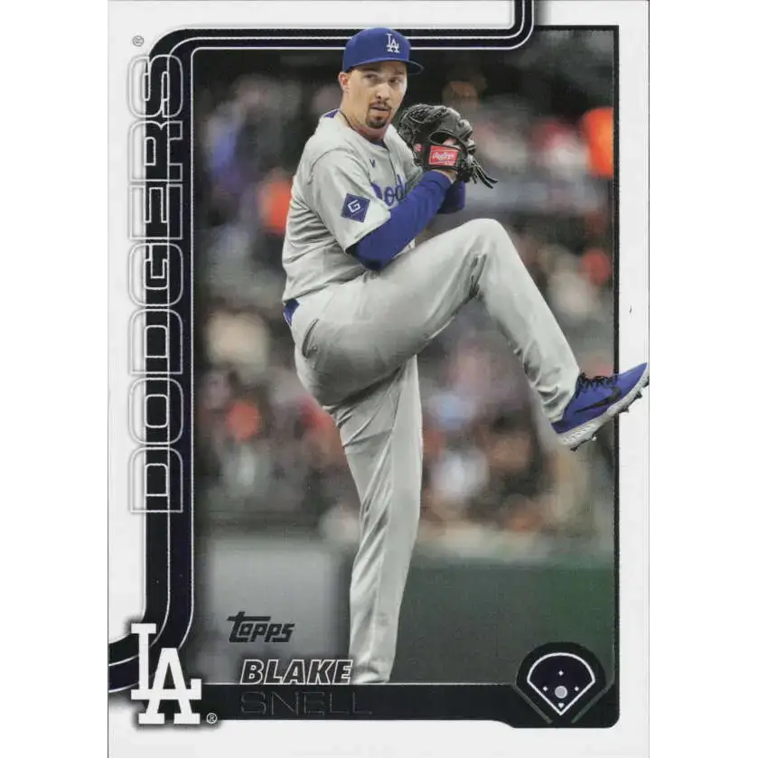 2025 Topps #676 Blake Snell NM-MT Los Angeles Dodgers Baseball Card - Baseball Card Single