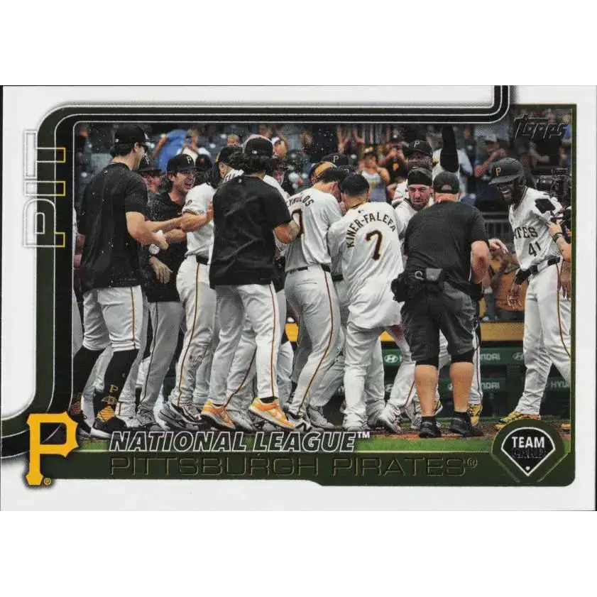 2025 Topps #677 Pittsburgh Pirates NM-MT Pittsburgh Pirates Baseball Card - Baseball Card Single