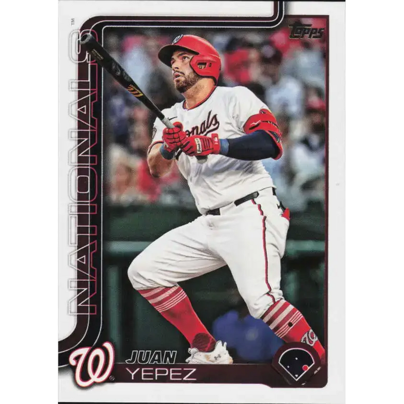2025 Topps #679 Juan Yepez NM-MT Washington Nationals Baseball Card - Baseball Card Single