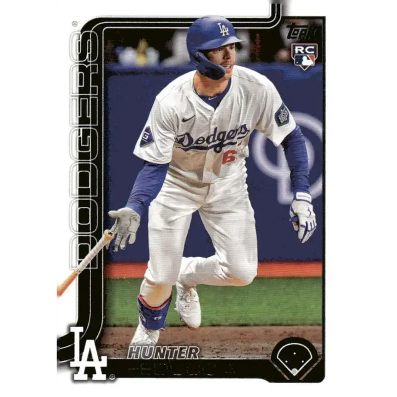 2025 Topps #68 Hunter Feduccia NM-MT RC Rookie Los Angeles Dodgers Baseball Card - Baseball Card Single