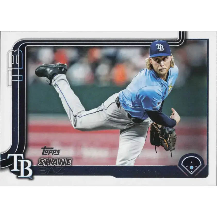 2025 Topps #681 Shane Baz NM-MT Tampa Bay Rays Baseball Card - Baseball Card Single