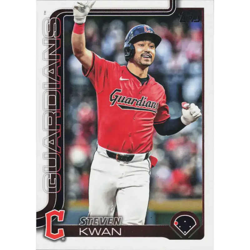 2025 Topps #682 Steven Kwan NM-MT Cleveland Guardians Baseball Card - Baseball Card Single