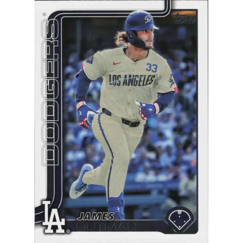 2025 Topps #683 James Outman NM-MT Los Angeles Dodgers Baseball Card - Baseball Card Single