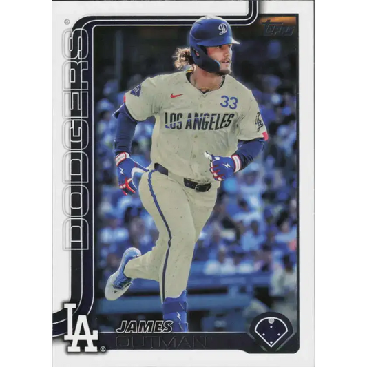 2025 Topps #683 James Outman NM-MT Los Angeles Dodgers Baseball Card - Baseball Card Single