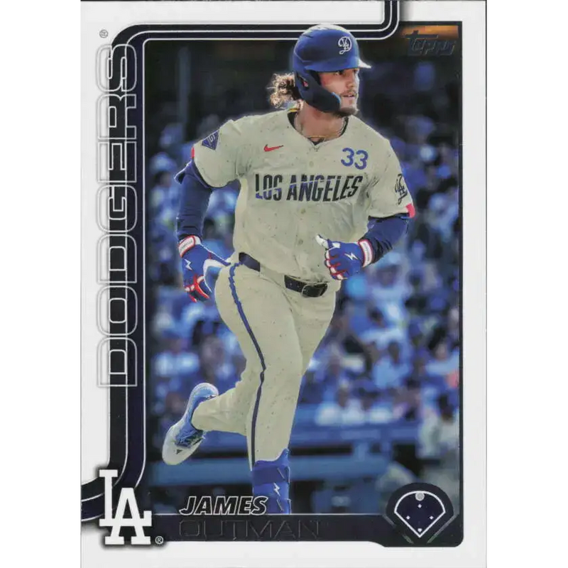 2025 Topps #683 James Outman NM-MT Los Angeles Dodgers Baseball Card - Baseball Card Single