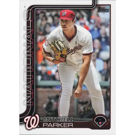 2025 Topps #684 Mitchell Parker NM-MT Washington Nationals Baseball Card