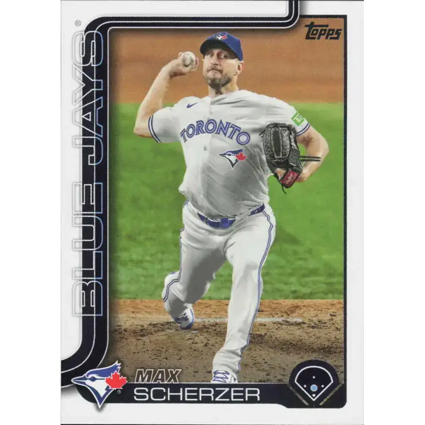 2025 Topps #686 Max Scherzer NM-MT Toronto Blue Jays Baseball Card - Baseball Card Single