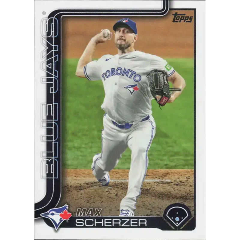 2025 Topps #686 Max Scherzer NM-MT Toronto Blue Jays Baseball Card - Baseball Card Single