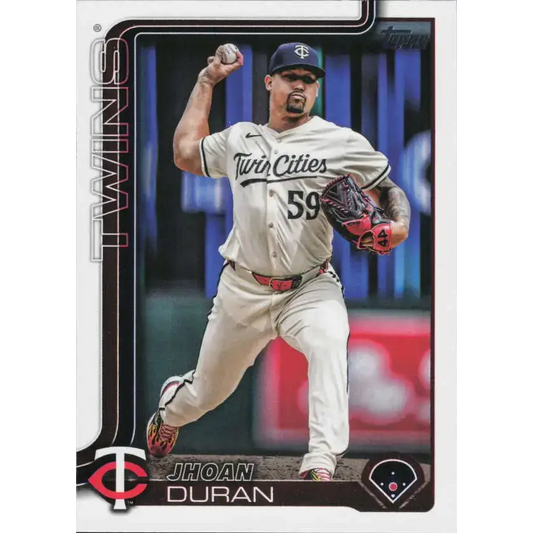 2025 Topps #687 Jhoan Duran NM-MT Minnesota Twins Baseball Card