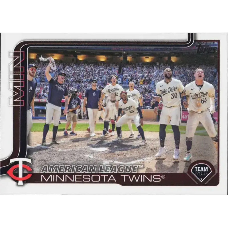 2025 Topps #688 Minnesota Twins NM-MT Minnesota Twins Baseball Card - Baseball Card Single