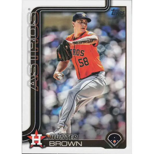 2025 Topps #693 Hunter Brown NM-MT Houston Astros Baseball Card