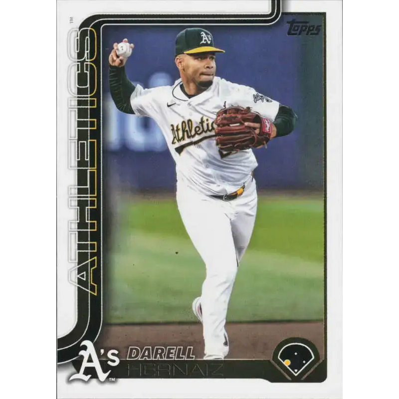 2025 Topps #695 Darell Hernaiz NM-MT Athletics Baseball Card - Baseball Card Single
