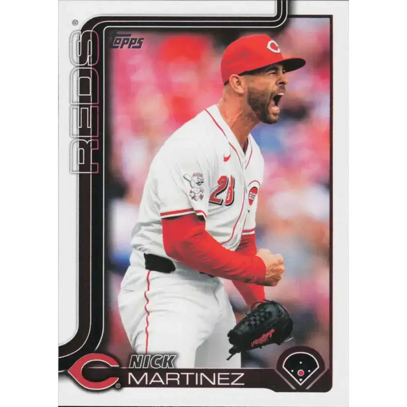 2025 Topps #696 Nick Martinez NM-MT Cincinnati Reds Baseball Card - Baseball Card Single