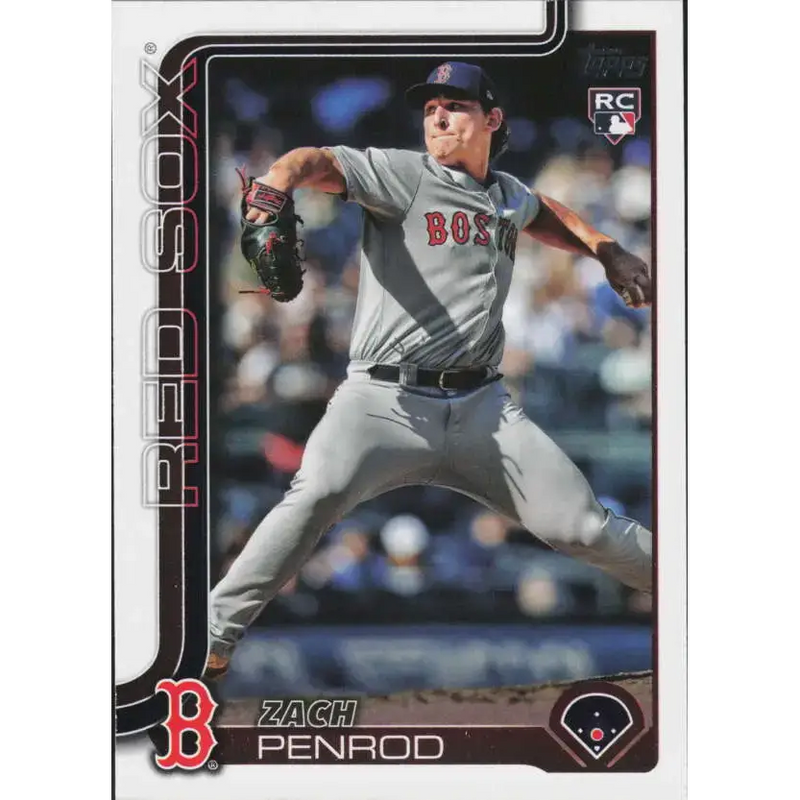 2025 Topps #698 Zach Penrod NM-MT RC Rookie Boston Red Sox Baseball Card - Baseball Card Single