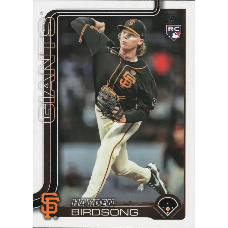 2025 Topps #699 Hayden Birdsong NM-MT RC Rookie San Francisco Giants Baseball Card - Baseball Card Single