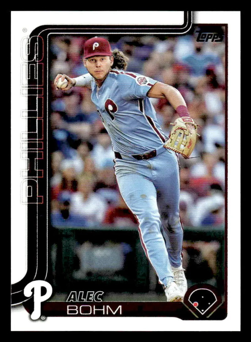 2025 Topps #7 Alec Bohm - Baseball Card Single