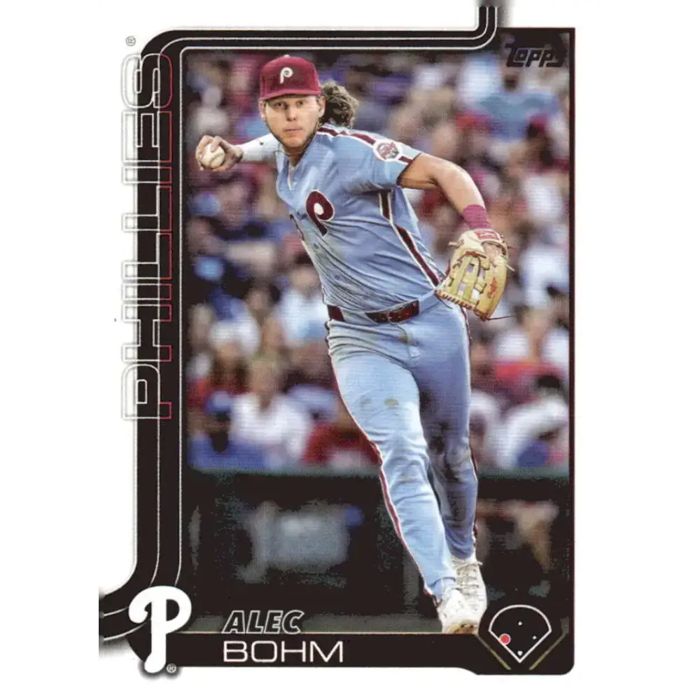 2025 Topps #7 Alec Bohm NM-MT Philadelphia Phillies Baseball Card - Baseball Card Single