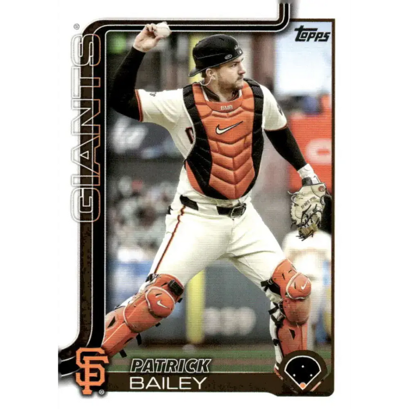2025 Topps #70 Patrick Bailey NM-MT San Francisco Giants Baseball Card - Baseball Card Single