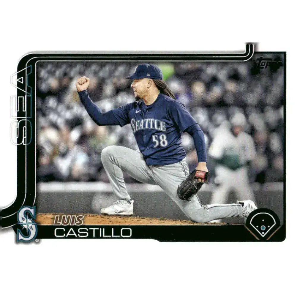 2025 Topps #73 Luis Castillo NM-MT Seattle Mariners Baseball Card - Baseball Card Single