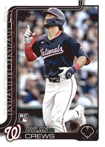 2025 Topps #74 Dylan Crews NM-MT RC Rookie Nationals ID:76932 - Baseball Card Single