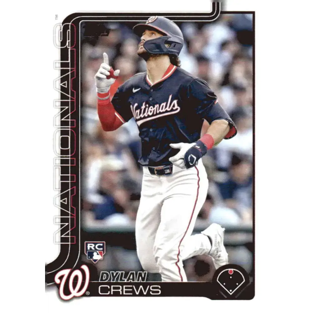 2025 Topps #74 Dylan Crews NM-MT RC Rookie Washington Nationals Baseball Card - Baseball Card Single