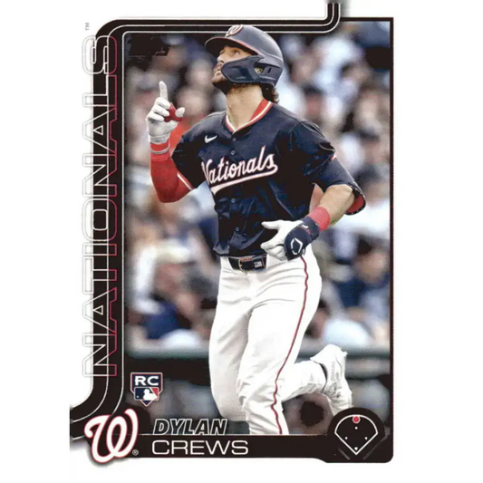 2025 Topps #74 Dylan Crews NM-MT RC Rookie Washington Nationals Baseball Card