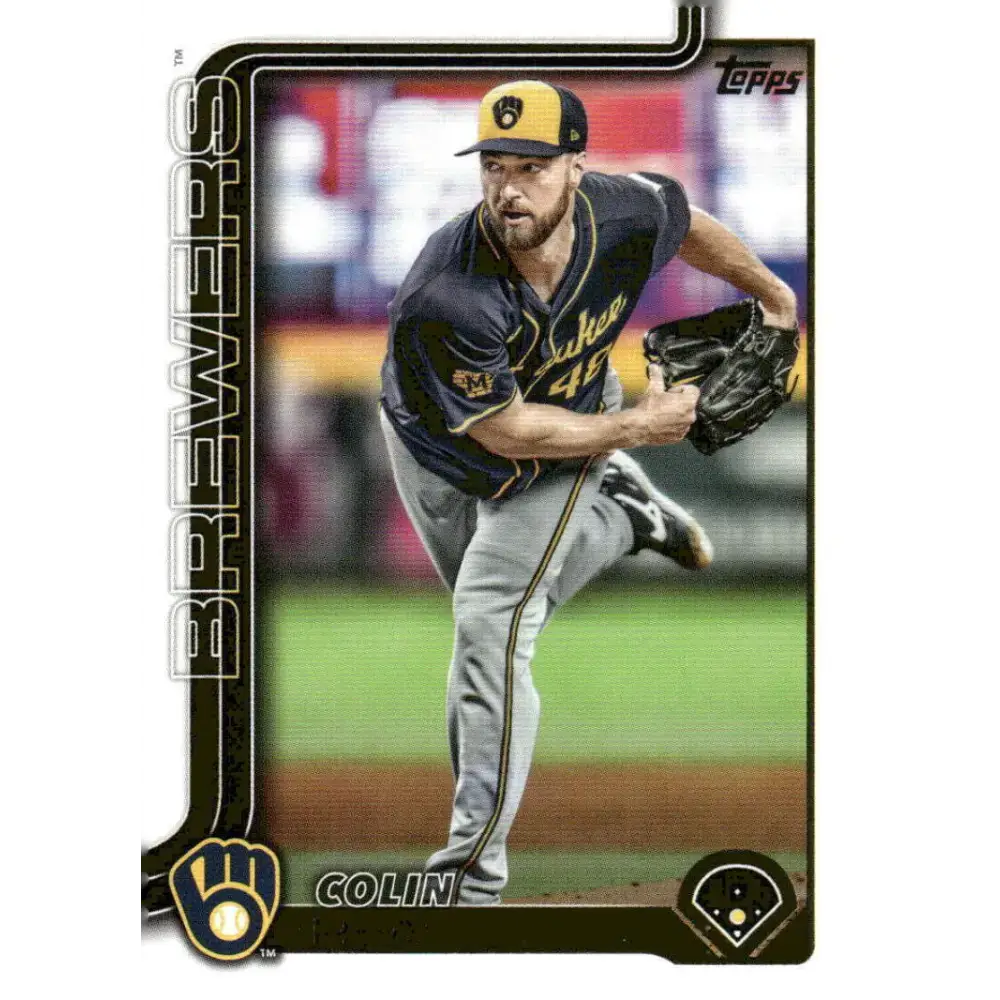 2025 Topps #75 Colin Rea NM-MT Milwaukee Brewers Baseball Card - Baseball Card Single
