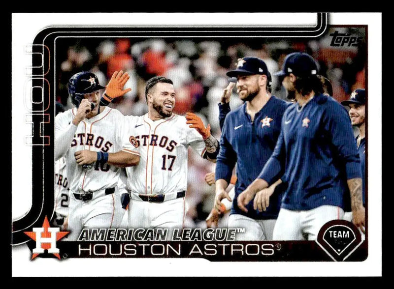 2025 Topps #76 Houston Astros - Baseball Card Single