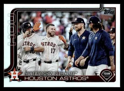 2025 Topps #76 Houston Astros Holo Foil - Baseball Card Single