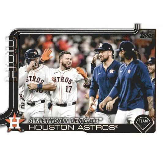 2025 Topps #76 Houston Astros NM-MT Houston Astros Baseball Card
