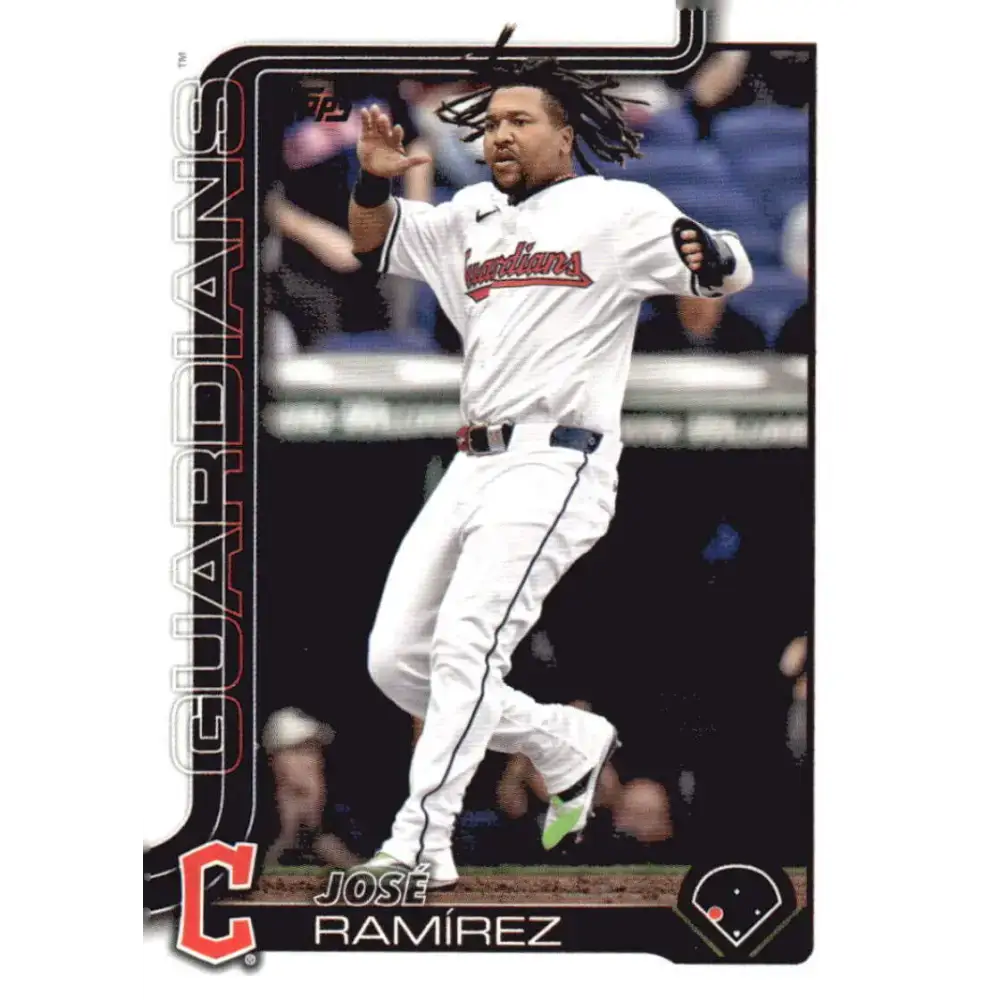 2025 Topps #77 Jose Ramirez NM-MT Cleveland Guardians Baseball Card - Baseball Card Single