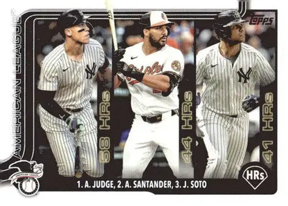 2025 Topps #79 Aaron Judge/Anthony Santander/Juan Soto NM-MT - Trading Cards
