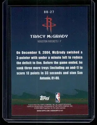 2025 Topps 8-Bit Ballers Tracy McGrady #8B-27 Basketball - Basketball Card Single