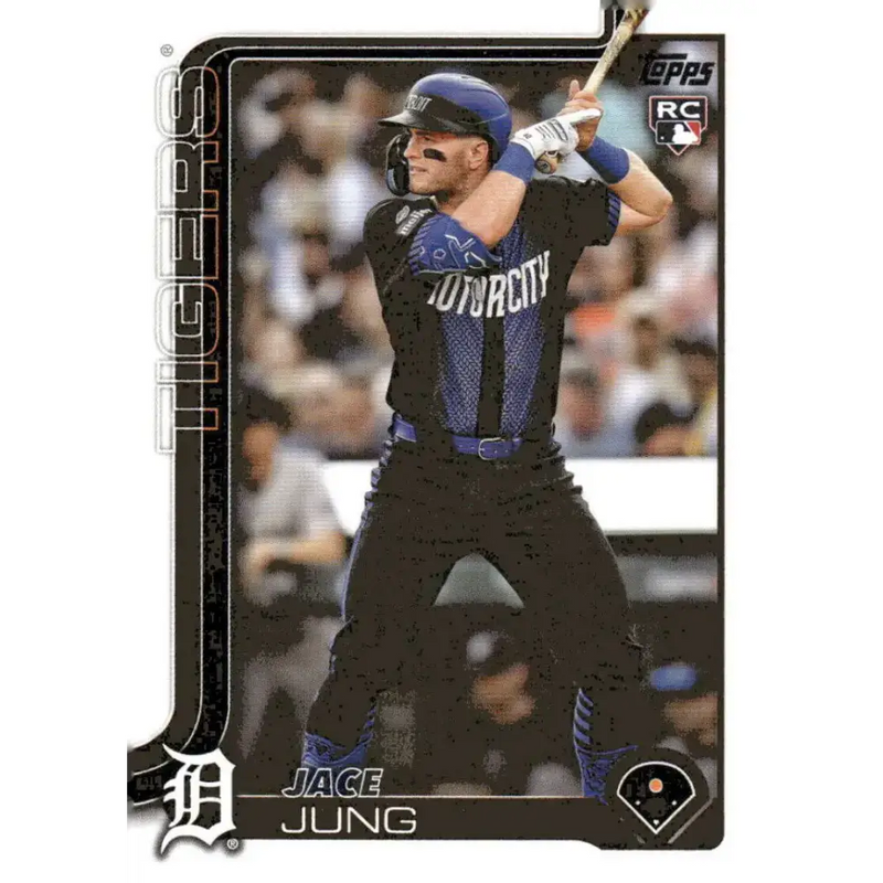 2025 Topps #80 Jace Jung NM-MT RC Rookie Detroit Tigers Baseball Card - Baseball Card Single