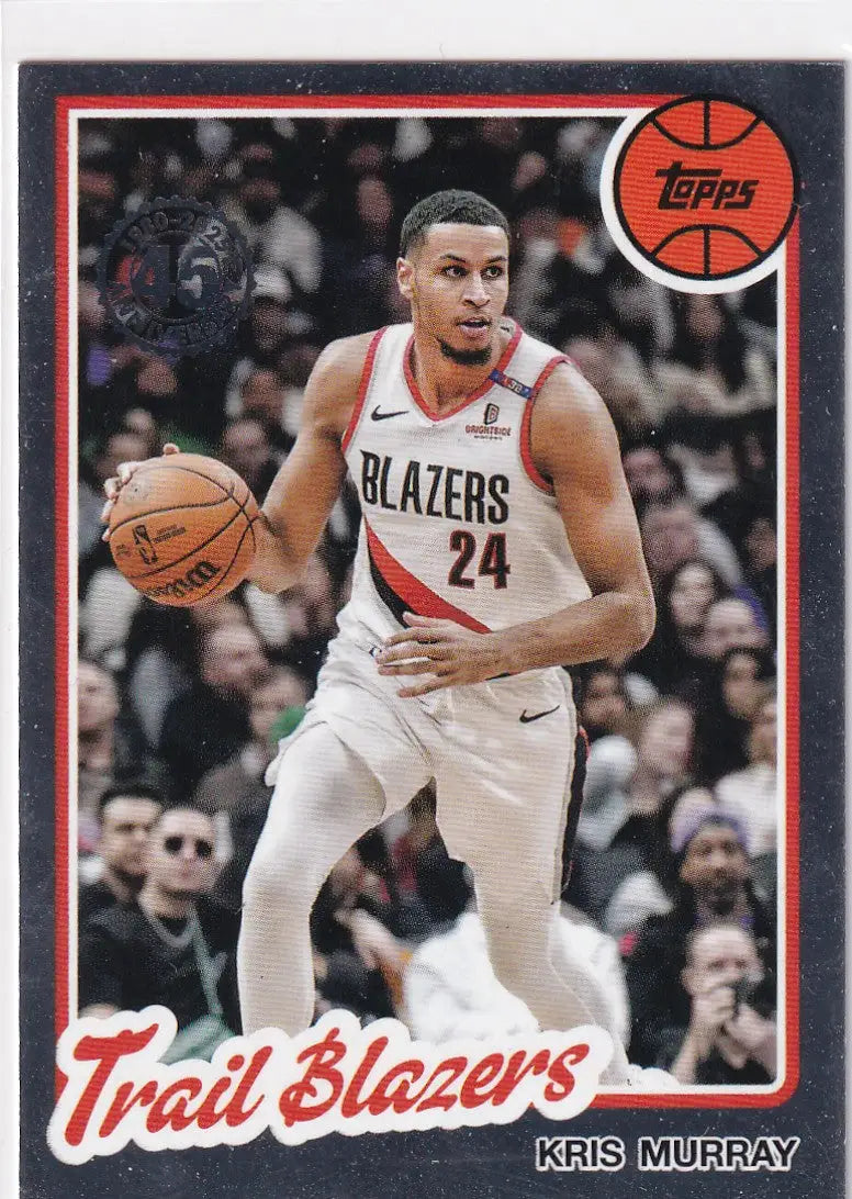2025 TOPPS #80BK-11 KRIS MURRAY- PORTLAND TRAIL BLAZZERS - Basketball Card Single