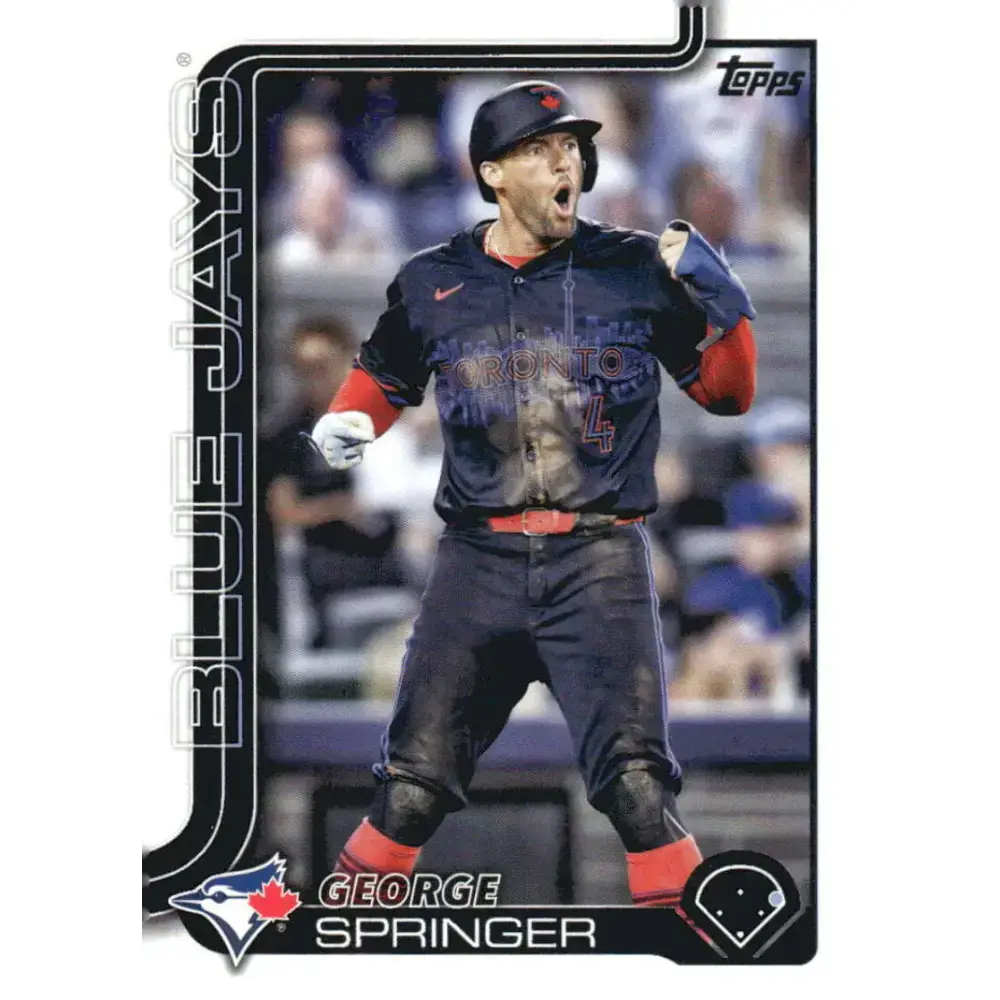 2025 Topps #82 George Springer NM-MT Toronto Blue Jays Baseball Card - Baseball Card Single